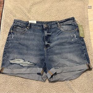 &Denim Mom Shorts
